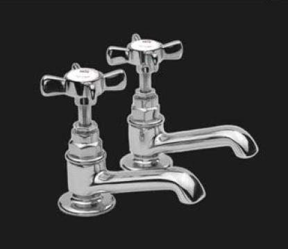 台盆混合水龙头 - HS1322C - Windsor Bathroom Company - 台面 / 镍制 / 镀铬金属
