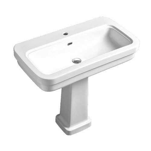 落地式台盆 - EVO12 EVO03 - Windsor Bathroom Company - 陶瓷 / 长方形 / 艺术装饰风格