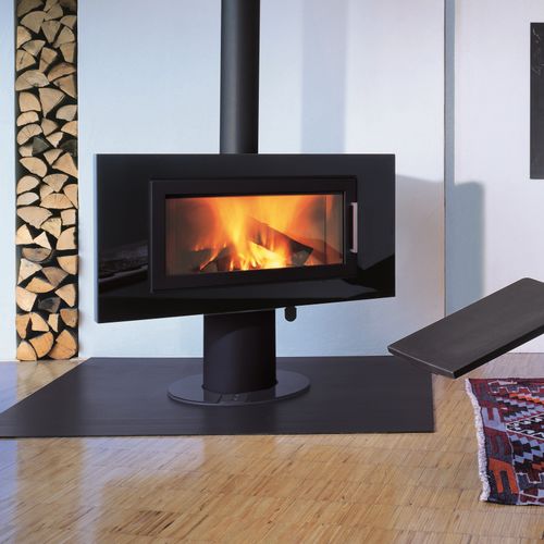 木材采暖炉 - FIRE SL - Wodtke GmbH - 7.5 kW / 中央 / 现代风格