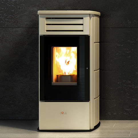 颗粒采暖炉 - FIRE LUX HR - COLA GF WÄRMETECHNIK - 0 - 5 kW / 5 kW...10 kW / 现代风格