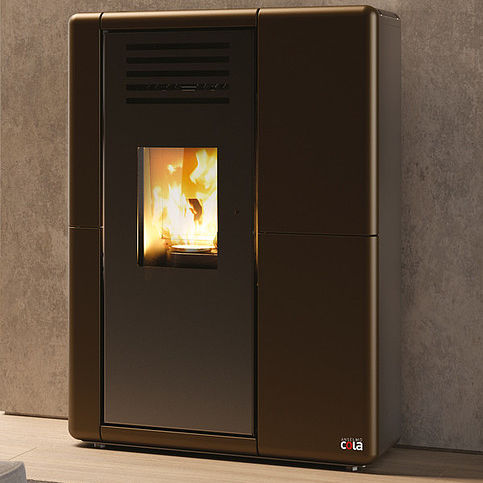 颗粒采暖炉 - CUPIDO HERMETIC - COLA GF WÄRMETECHNIK - 0 - 5 kW / 5 kW...10 kW / 现代风格
