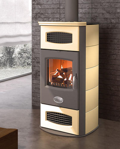 木材采暖炉 - BEA - COLA GF WÄRMETECHNIK - 10 kW...20 kW / 现代风格 / 不锈钢