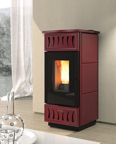 颗粒采暖炉 - FLOW HR  - COLA GF WÄRMETECHNIK - 0 - 5 kW / 5 kW...10 kW / 现代风格