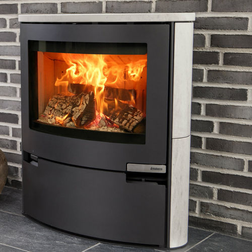 木材采暖炉 - 15SK LIMESTONE - ADURO A/S - 5 kW...10 kW / 现代风格 / 钢