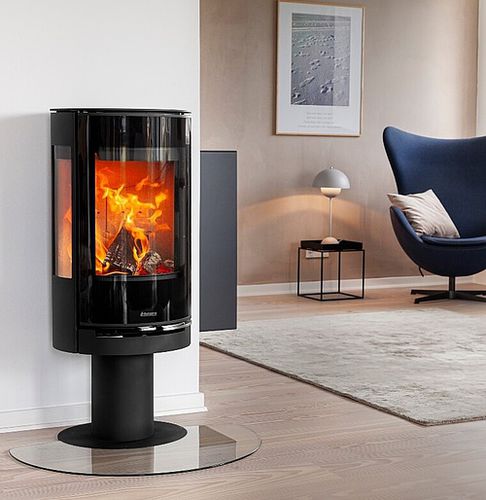 木材采暖炉 - 22.3 LUX - ADURO A/S - 5 kW...10 kW / 猫脚 / 3面