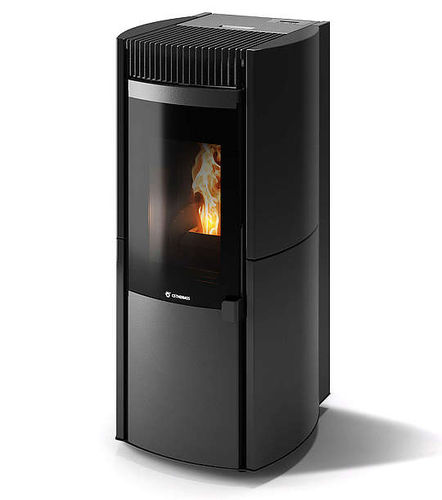颗粒采暖炉 - GARDA 9 PLUS HERMETIC - CS THERMOS S.R.L. - 生物质燃料 / 0 - 5 kW / 5 kW...10 kW