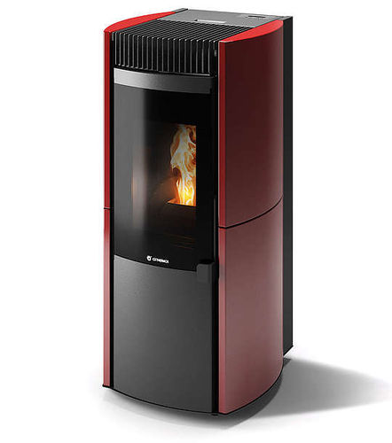 颗粒采暖炉 - GARDA 9 PLUS - CS THERMOS S.R.L. - 生物质燃料 / 0 - 5 kW / 5 kW...10 kW
