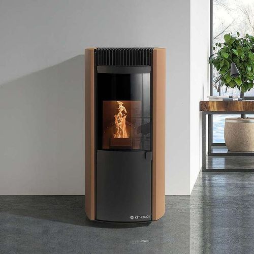 颗粒采暖炉 - GARDA 9 HERMETIC - CS THERMOS S.R.L. - 生物质燃料 / 0 - 5 kW / 5 kW...10 kW