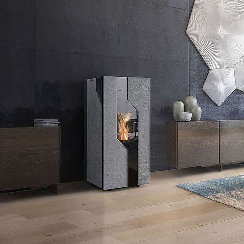 颗粒采暖炉 - SIRMIONE 9 HERMETIC - CS THERMOS S.R.L. - 生物质燃料 / 0 - 5 kW / 5 kW...10 kW