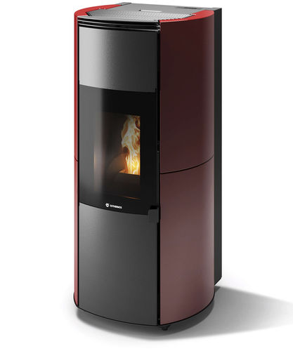 颗粒采暖炉 - ARIANNA 10 PLUS - CS THERMOS S.R.L. - 生物质燃料 / 0 - 5 kW / 10 kW...20 kW