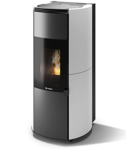 颗粒采暖炉 - ARIANNA 12 PLUS - CS THERMOS S.R.L. - 生物质燃料 / 0 - 5 kW / 10 kW...20 kW