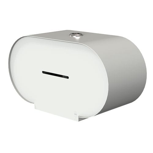 壁挂卫生间抽纸架 - 3370 - DAN DRYER A/S - 钢 / 双辊 / 商用