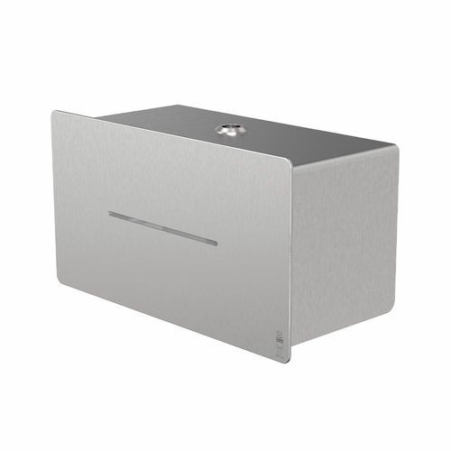 壁挂卫生间抽纸架 - 4070 - DAN DRYER A/S - 不锈钢 / 双辊 / 公共卫生设施