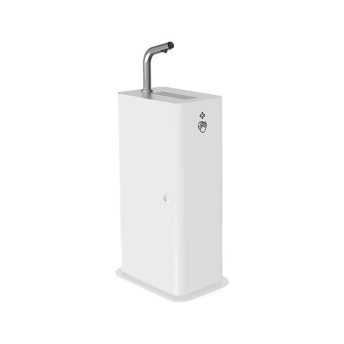 消毒洗手液分配器 / 岛台式 - JUNIOR 3492 - DAN DRYER A/S - 自动 / 定制商标 / 不锈钢