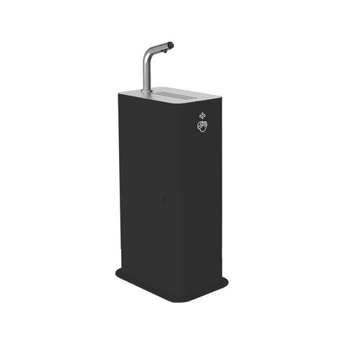 消毒洗手液分配器 / 岛台式 - JUNIOR 3493 - DAN DRYER A/S - 自动 / 定制商标 / 不锈钢