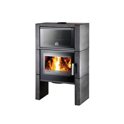 木材采暖炉 - NEWHAM EASY - HAAS + SOHN Ofentechnik GmbH - 8 kW / 猫脚 / 现代风格