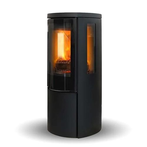 木材采暖炉 - COZY MODERN SIDEGLASS - Jydepejsen A/S - 独立式 / 3面 / 现代风格