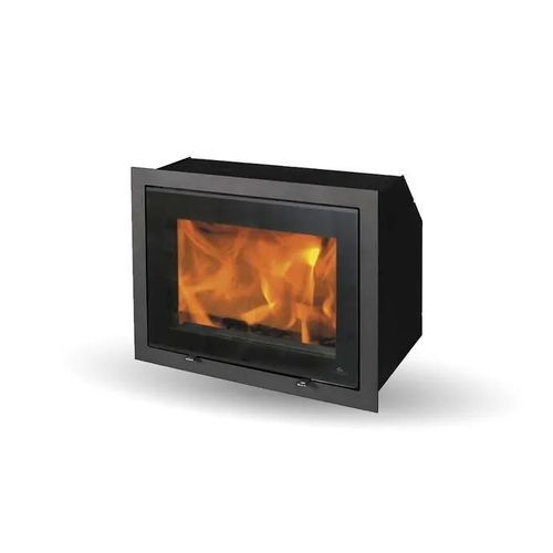 嵌入式木壁炉 - H530 MODERN - Jydepejsen A/S - 钢 / 自然对流式 / 现代风格