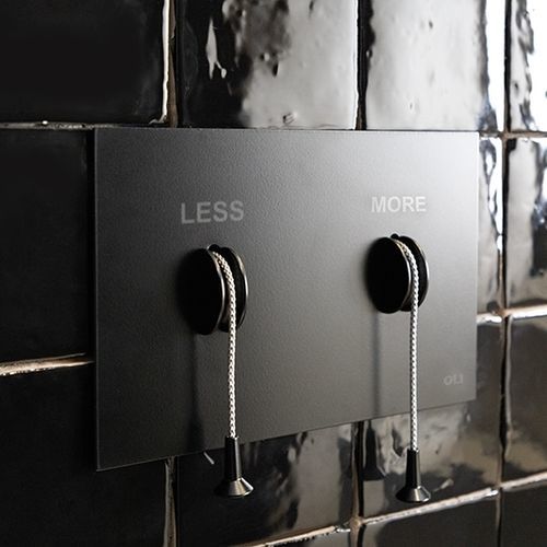 双冲水按钮 - LESS IS MORE - OLI - Sistemas Sanitários S.A. - 商用 / 家用