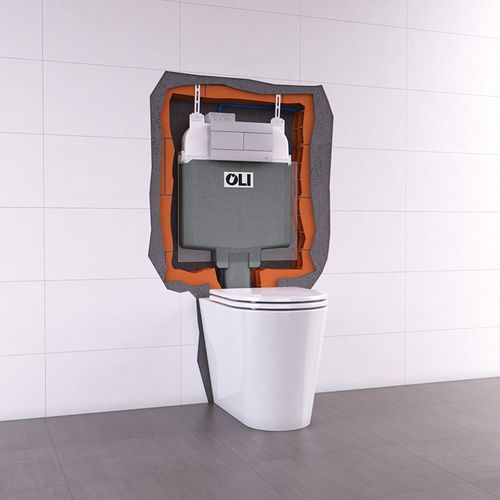 聚丙烯马桶水箱 - OLI74 PLUS DIRECT - OLI - Sistemas Sanitários S.A. - 嵌入式 / 手动操控式