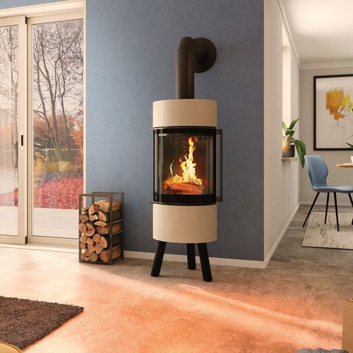 木材采暖炉 - Passo XS tripod - Spartherm - The Fire Company - 5 kW...10 kW / 0 - 5 kW / 猫脚