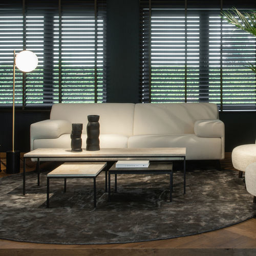 现代风格沙发 - LUGANO - EUROFASHION HOMETEXTILES & CONCEPTS - 布料 / 带扶手 / 灰色