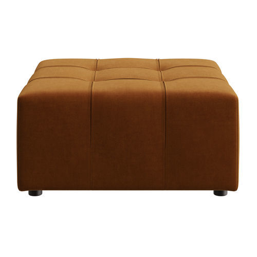 现代风格软包脚凳 - BRESCIA - EUROFASHION HOMETEXTILES & CONCEPTS - 布料 / 山毛榉木 / 塑料