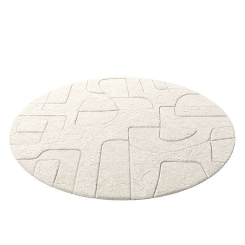 现代风格地毯 - SABI - EUROFASHION HOMETEXTILES & CONCEPTS - 图案 / 羊毛 / 圆形