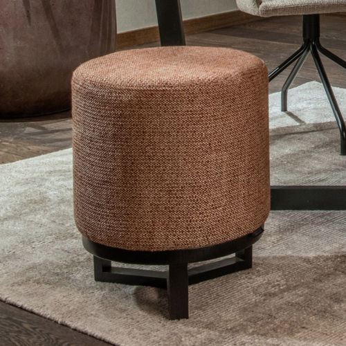 现代风格坐墩 - FLYNN - EUROFASHION HOMETEXTILES & CONCEPTS - 布料 / 木质 / 圆形