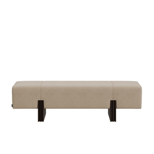 现代风格软包长凳 - LANDON - EUROFASHION HOMETEXTILES & CONCEPTS - 布料 / 山毛榉木桌脚 / 山毛榉木