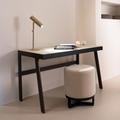 落地办公桌 - KANT - EUROFASHION HOMETEXTILES & CONCEPTS - 现代风格 / 玻璃 / 直线型
