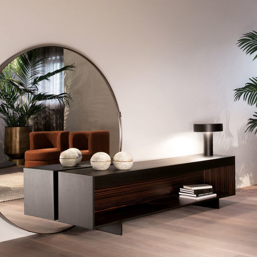 现代风格餐边柜 - PALERMO - EUROFASHION HOMETEXTILES & CONCEPTS - MDF / 搁板 / 橇式
