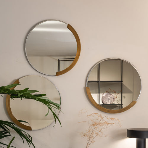 壁挂镜子 - GARDA - EUROFASHION HOMETEXTILES & CONCEPTS - 现代风格 / 圆形 / 铁