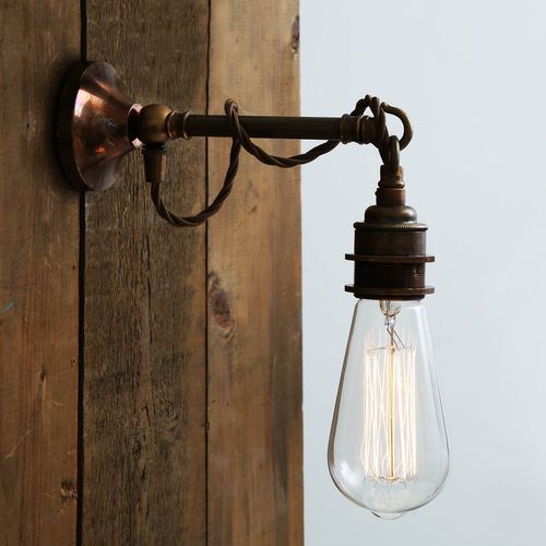 工业风格壁灯 - REHAU  - Mullan Lighting - 室内 / 黄铜 / 带固定臂