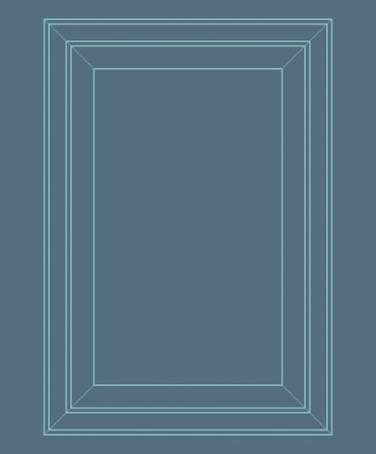 现代风格墙纸 - PETROLEUM &amp; AQUAMARINE PANEL OUTLINE - Mineheart - 无纺布 / 几何 / 仿木