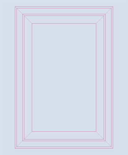 现代风格墙纸 - LIGHT BLUE &amp; PINK PANEL OUTLINE - Mineheart - 无纺布 / 几何 / 仿木