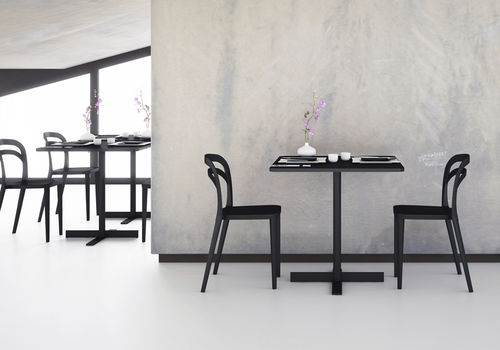 现代风格桌 - PEOPLE - ALMA DESIGN S.R.L. - MDF / 正方形 / 餐厅
