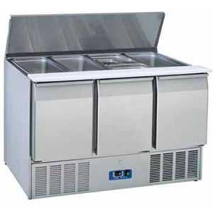 专业沙拉工作台 - MAGIC SAL 14000 - FRIGEO PERFECT COOLING - 不锈钢 / 冷藏 / 三门