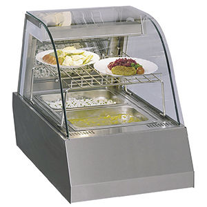 依靠式保温展示柜 - VISION HOT 1 - FRIGEO PERFECT COOLING - 可见 / 用于商店 / 用于蛋糕房