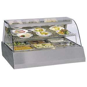 依靠式保温展示柜 - VISION HOT 3 - FRIGEO PERFECT COOLING - 可见 / 用于商店 / 用于蛋糕房