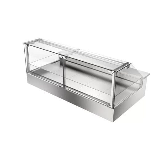 柜台冷藏展示柜 - Nancy - Moving Glass & Metal Design - 搁板 / 用于蛋糕房 / 不锈钢