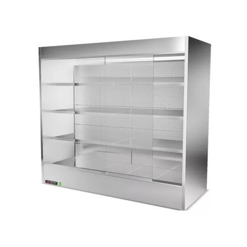 柜台冷藏展示柜 - Nettuno - Moving Glass & Metal Design - 用于肉店 / 不锈钢 / 滑门式