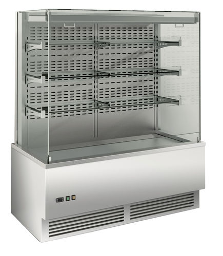 搁板冷藏展示柜 - Wall Display Case - EMAINOX SRL - 用于商店 / 餐厅 / 不锈钢