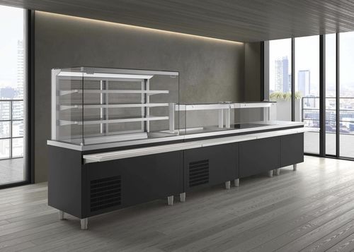 柜台冷藏展示柜 - SELF CUBE - EMAINOX SRL - 用于商店 / 餐厅 / 不锈钢