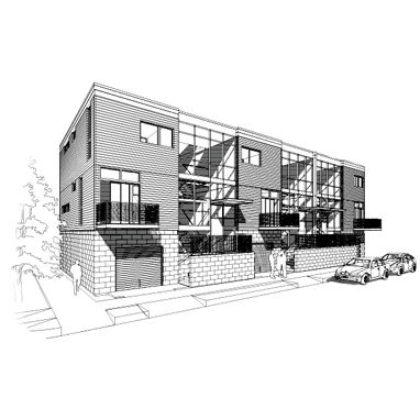 预制建筑 - GREENBELT TOWNHOUSE - wieler - 模块化 / 木质 / 混合框架