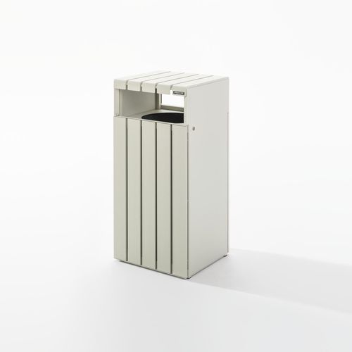金属垃圾桶 - LITTER BIN .080 - URBANTIME - 室内 / 公共空间 / 商用