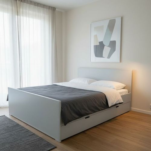双人床 - LUMA P60 - MATHY BY BOLS - 现代风格 / 可定制 / MDF
