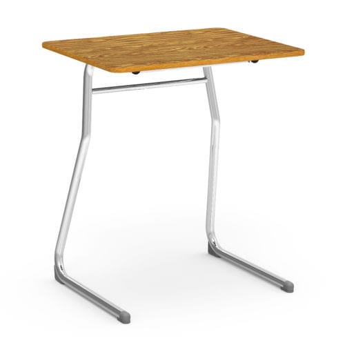 现代风格桌 - SIGMA DESK TOP - Virco - 木质 / 钢座桌脚 / 长方形