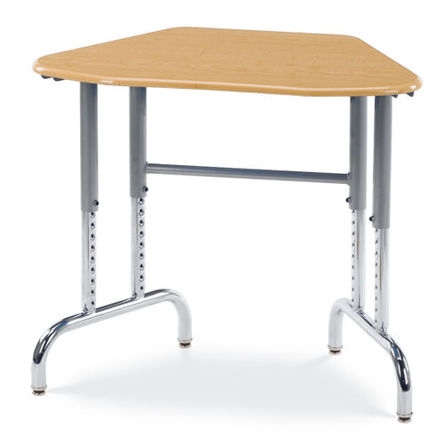 现代风格桌 - 7900 DESK FOR OCTAGON CONFIGURATIONS - Virco - 木制贴皮 / 钢 / 塑料