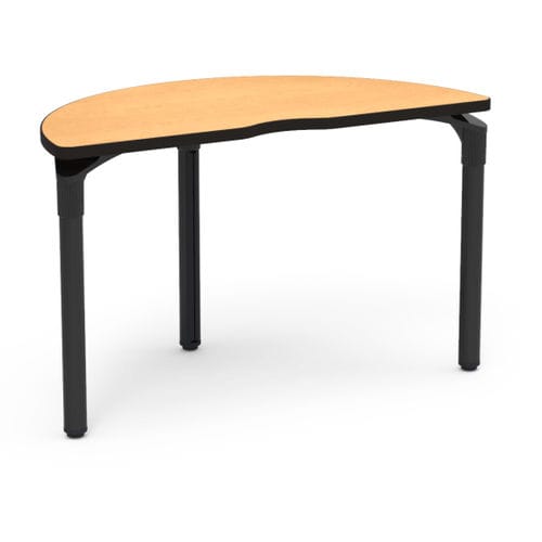 现代风格桌 - PLATEAU SERIES HALF MOON - Virco - 钢 / 铝制 / 高压层压